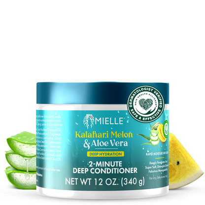 Mielle Kalahari Melon &amp; Aloe Vera Deep Conditioner 340ml - Acondicionador profundo - Curly Nest Spain