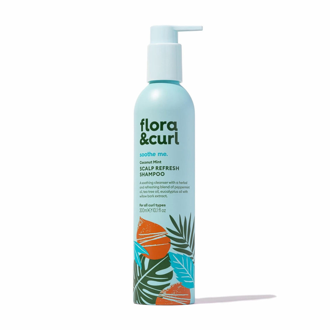 Flora &amp; Curl Soothe Me Coconut Mint Scalp Refresh Shampoo 300ml - champú purificante - Curly Nest Spain