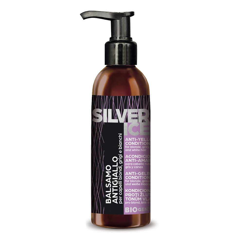 Bio Gentleaf Silver Ice Anti-Yellow Conditioner 200ml - Todo - Curly Nest Spain