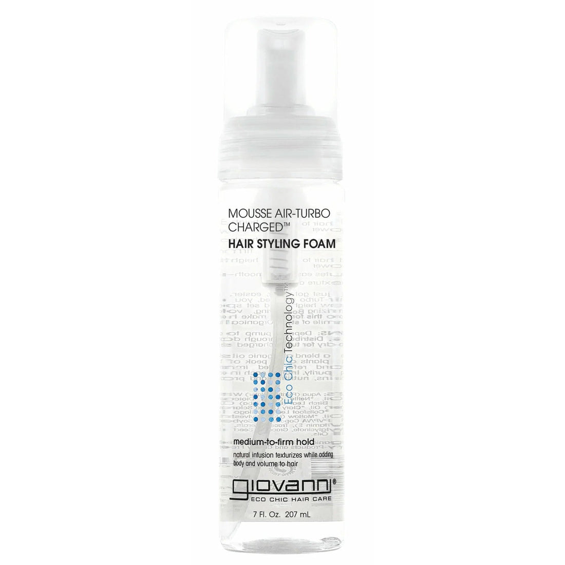 Giovanni Eco Chic Mousse Air Turbo-Charged Hair Styling Foam 207ml - Espuma fijadora - Curly Nest Spain