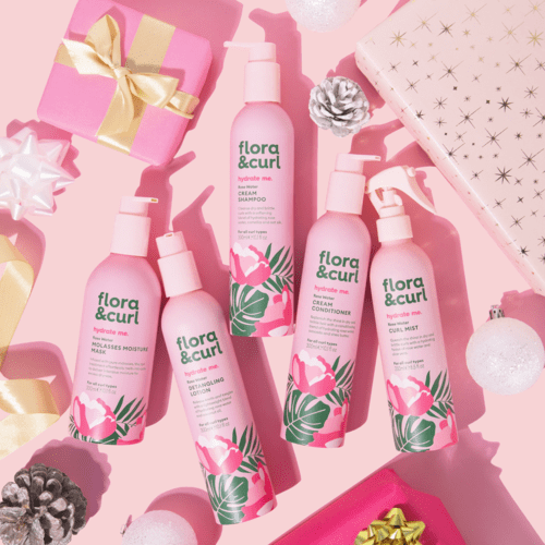 Flora &amp; Curl Hydrate Me Rose Water Detangling Lotion 300ml - Leave-in - Curly Nest Spain
