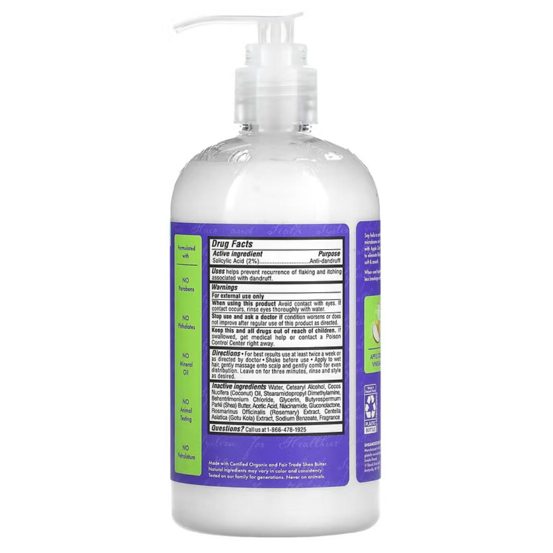 Shea Moisture Apple Cider Vinegar Anti Dandruff Conditioner 384ml - Todo - Curly Nest Spain