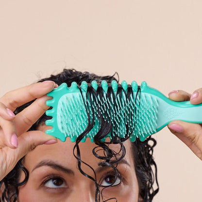 Bounce Curl Slick-Dense Define EdgeLift Brush Teal - Cepillo de peinado - Curly Nest Spain