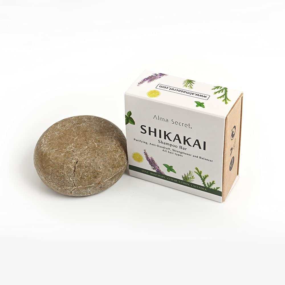 Alma Secret Shikakai Solid Shampoo 85g - Champú en barra - Curly Nest Spain