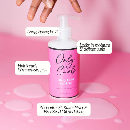 Only Curls Mega Hold Curl Gel - Styling Gel - Curly Nest Spain