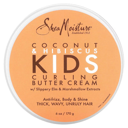 Shea Moisture Kids Coconut &amp; Hibiscus Curl Butter Cream 170g - Crema para peinar - Curly Nest Spain