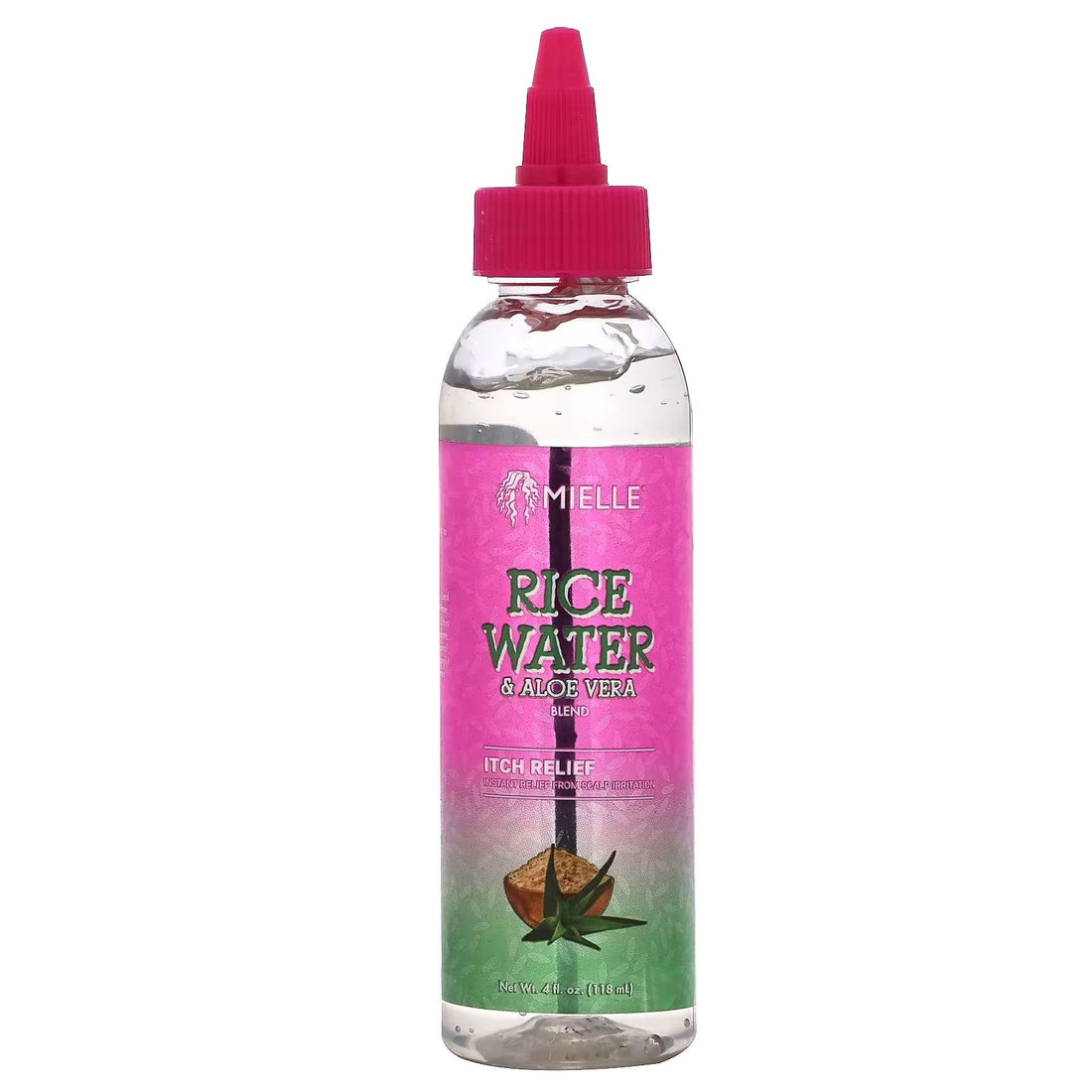 Mielle Rice Water &amp; Aloe Vera Itchy Relief 118ml - Cuidado del cuero cabelludo - Curly Nest Spain
