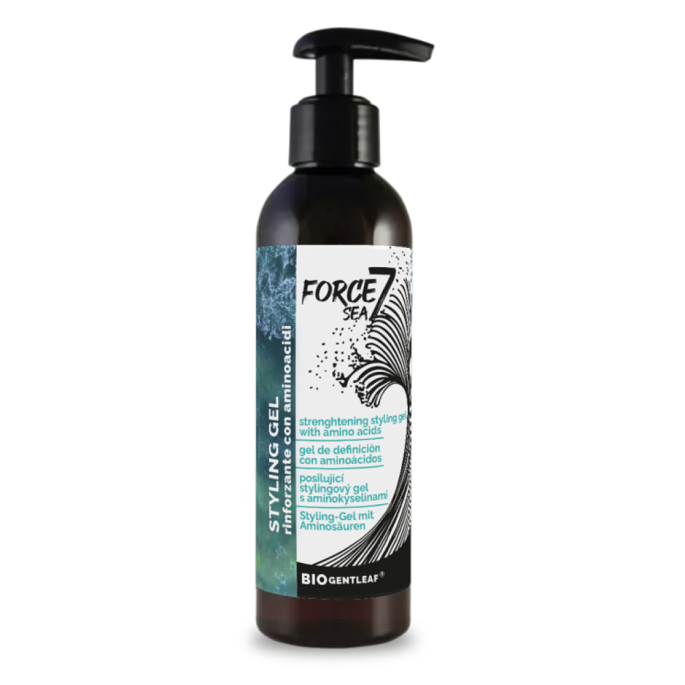 Bio Gentleaf Force 7 Sea Strengthening Styling Gel 200ml - Styling Gel - Curly Nest Spain