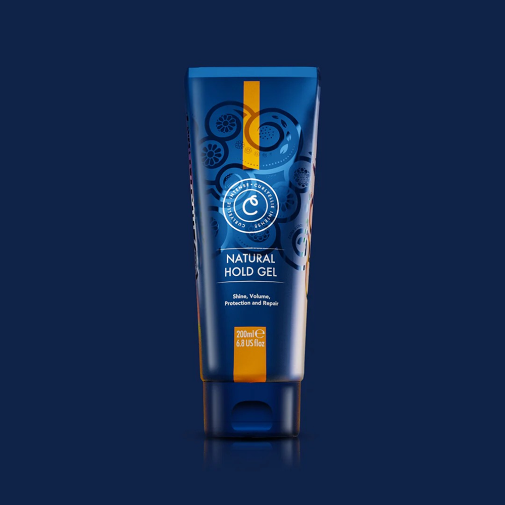 CurlyEllie Intense Natural Hold Hair Gel 200ml - Styling Gel - Curly Nest Spain