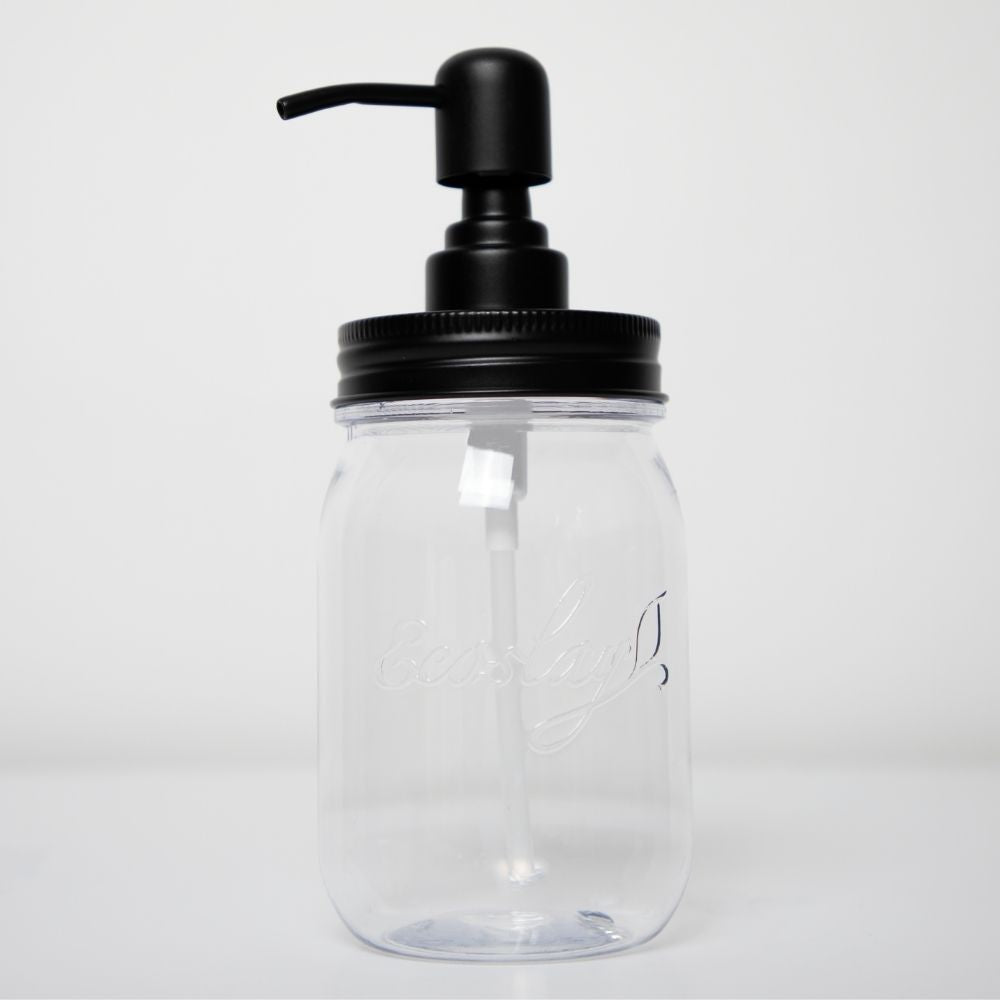Ecoslay Mason Jar and Pump - Tarro y bomba reutilizables - Curly Nest Spain
