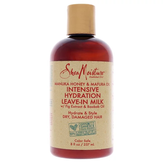 Shea Moisture Manuka Honey &amp; Mafura Oil Intensive Hydration Leave-In Milk 237ml - Leave-in - Curly Nest Spain