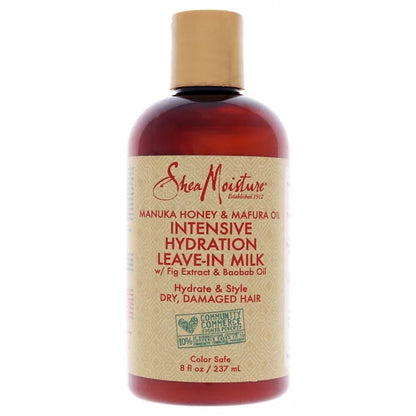 Shea Moisture Manuka Honey &amp; Mafura Oil Intensive Hydration Leave-In Milk 237ml - Leave-in - Curly Nest Spain