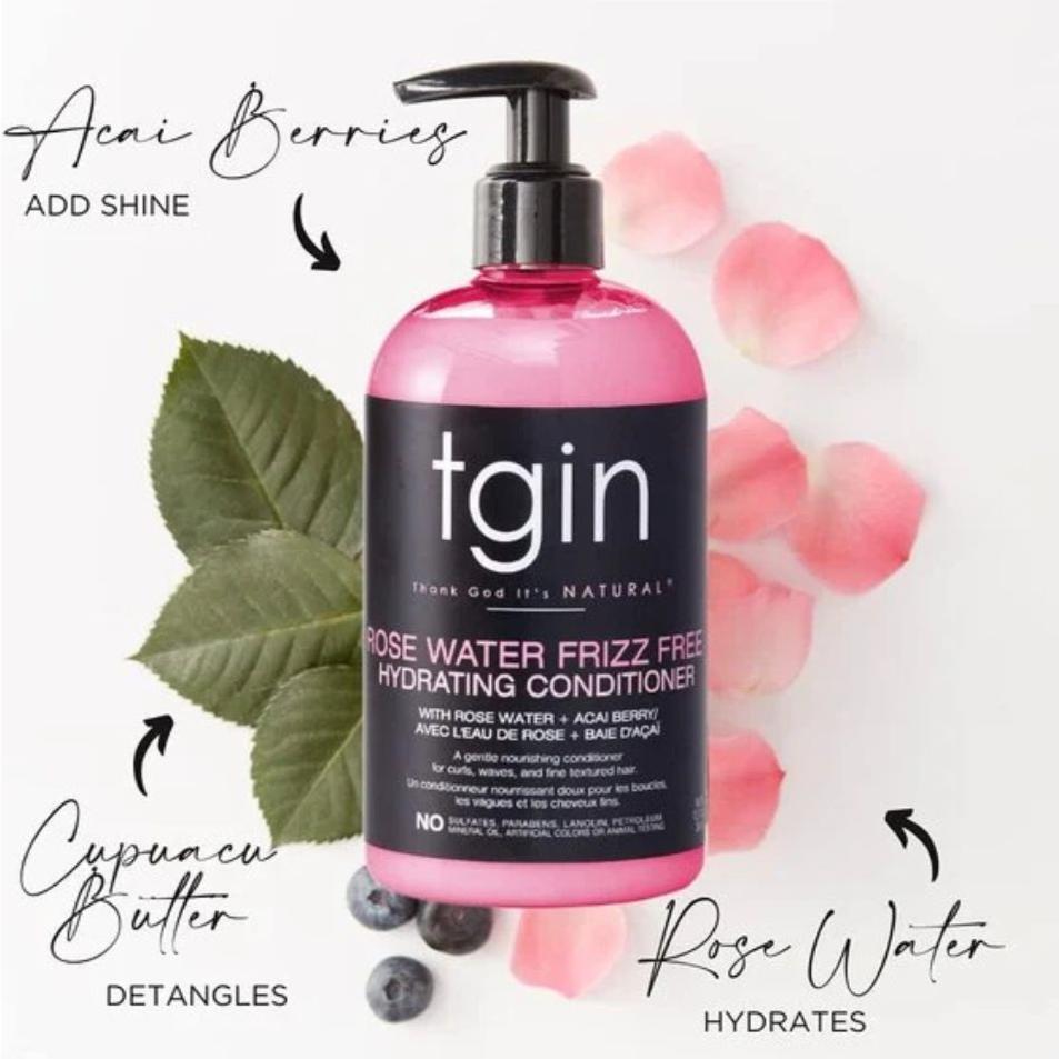 Tgin Rose Water Hydrating Conditioner 384ml - Acondicionador hidratante - Curly Nest Spain
