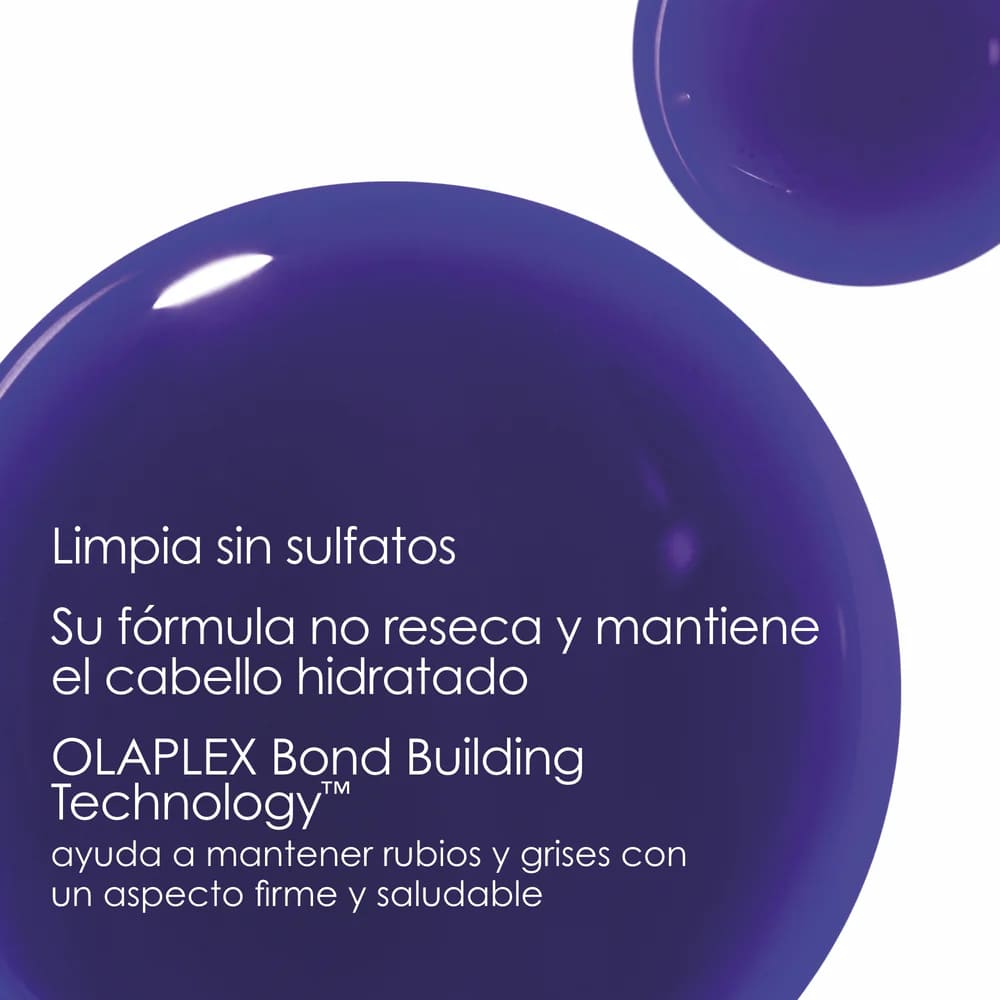 Olaplex Nº4P Blonde Enhancer Toning Shampoo - Champú tonificante - Curly Nest Spain