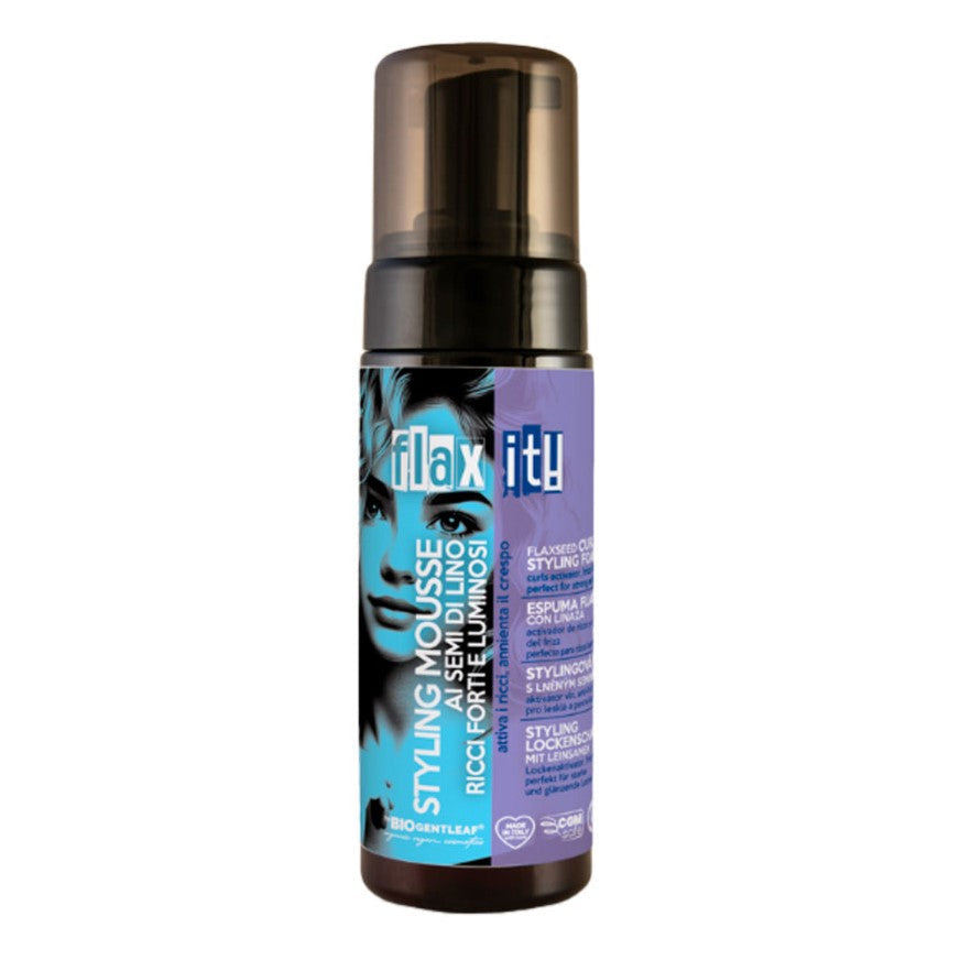 Bio Gentleaf Flax It Styling Mousse ? Flaxseed Hold Mousse 150 ml - espuma moldeadora - Curly Nest Spain