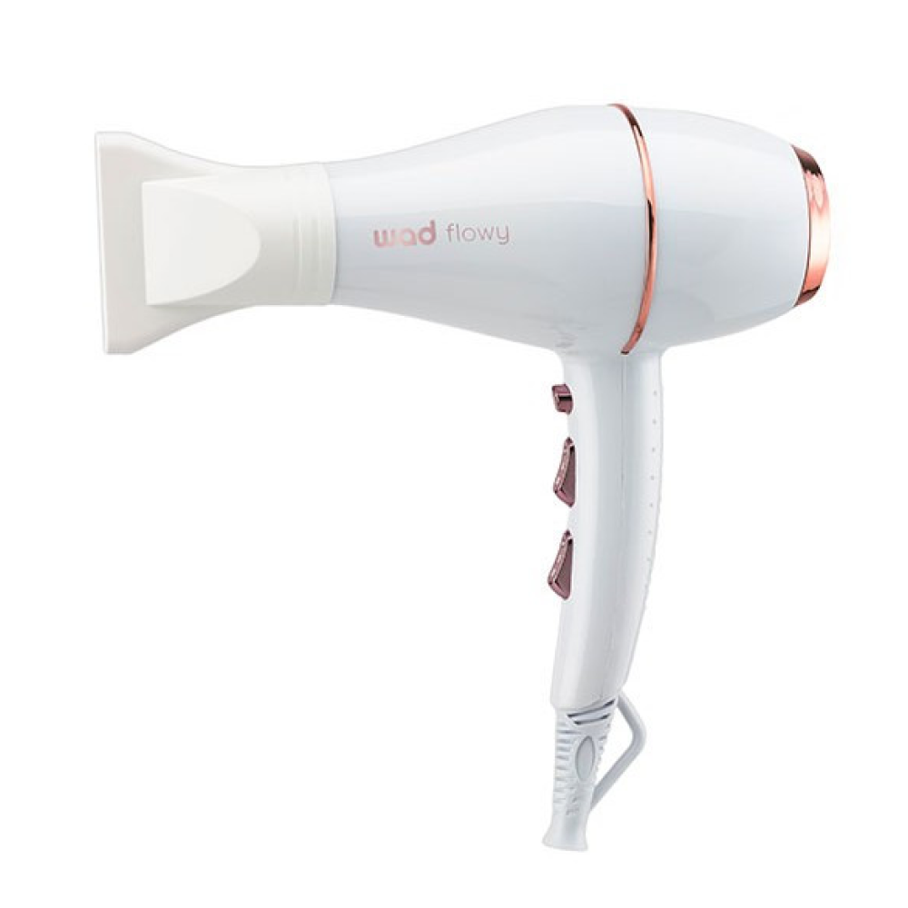 Wad Professional Beauty Hair Dryer Flowy White - Secador de pelo - Curly Nest Spain