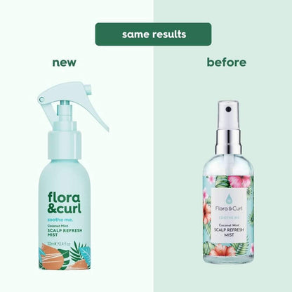 Flora &amp; Curl Soothe Me Coconut Mint Scalp Refresh Mist 100ml - Tratamiento del cuero cabelludo - Curly Nest Spain
