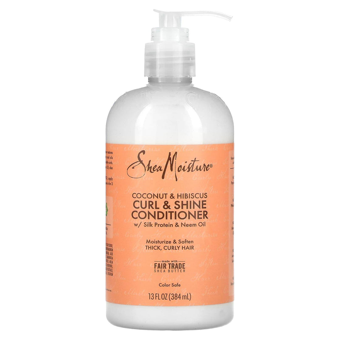 Shea Moisture Coconut &amp; Hibiscus Curl &amp; Shine Conditioner 384ml - Todo - Curly Nest Spain