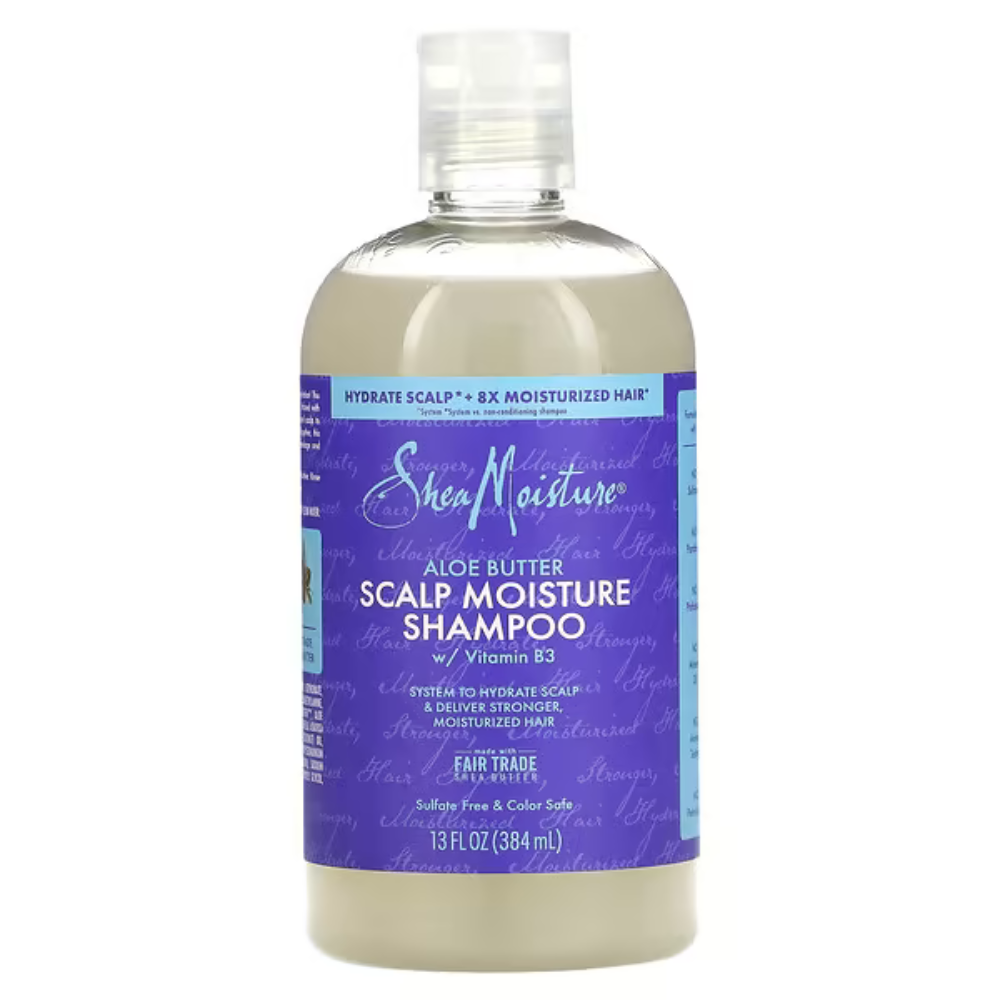 Shea Moisture Aloe Butter Scalp Moisture Shampoo 384ml- Curly Nest Spain