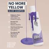Pretty Curly Girl No More Yellow Silver Shampoo - Champú tonificante - Curly Nest Spain