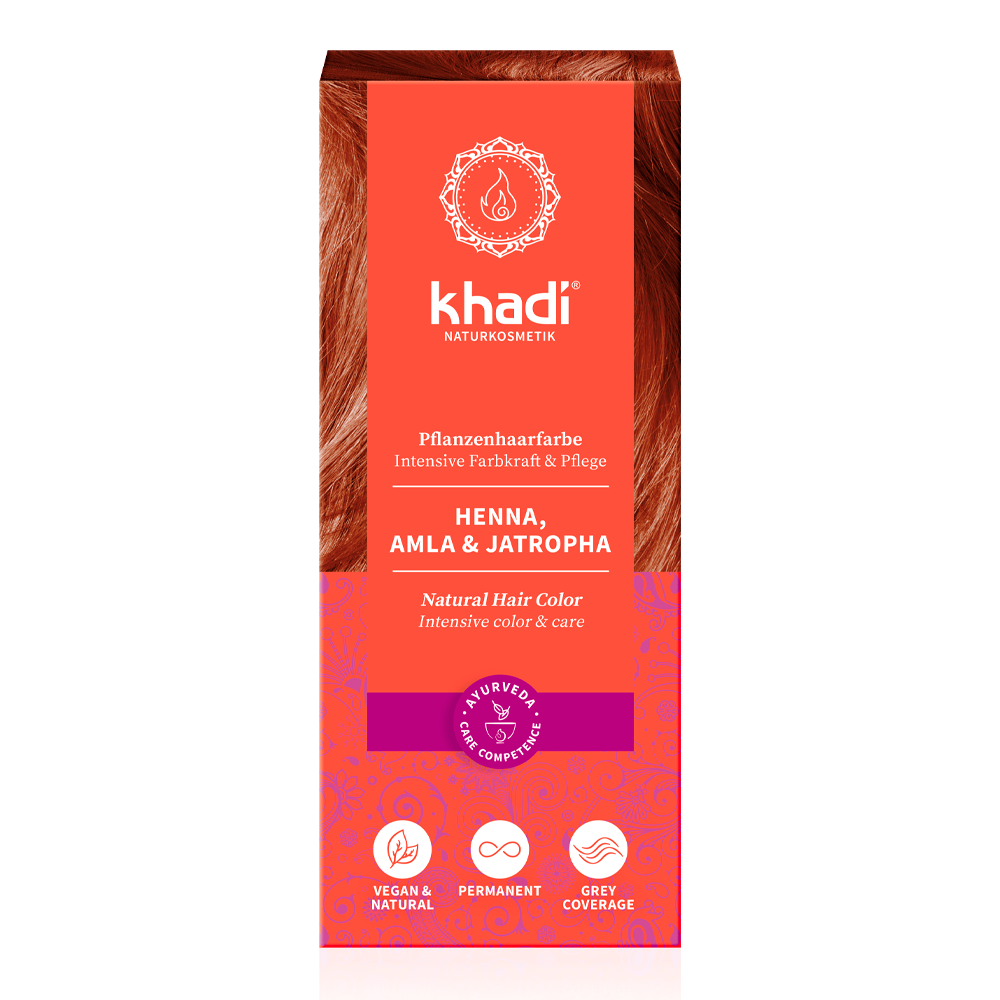Khadi Natural Henna Dye 100g - Color de cabello - Curly Nest Spain