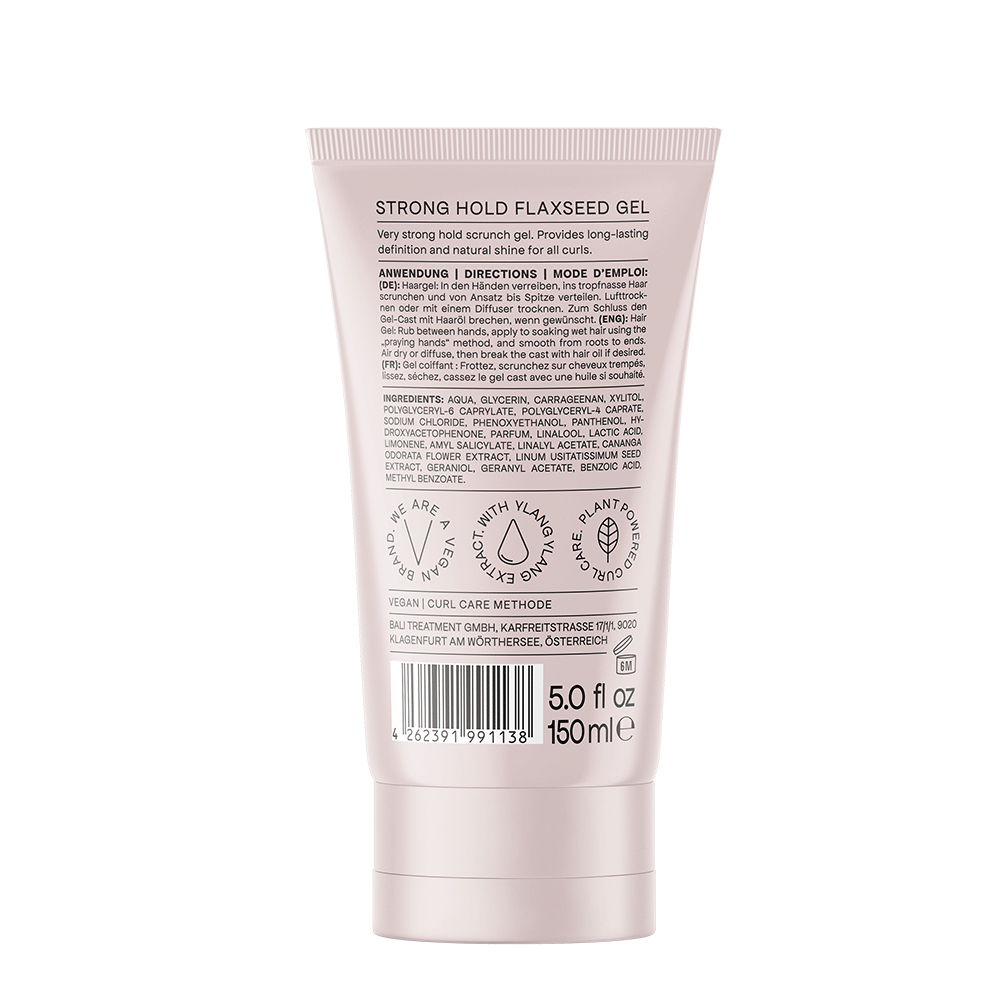 Bali Curls Strong Hold Flaxseed Gel 150ml - Styling Gel - Curly Nest Spain