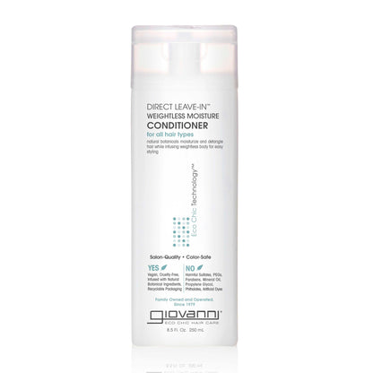 Giovanni Eco Chic Direct Leave-in Weightless Moisture Conditioner - Leave-in - Curly Nest Spain
